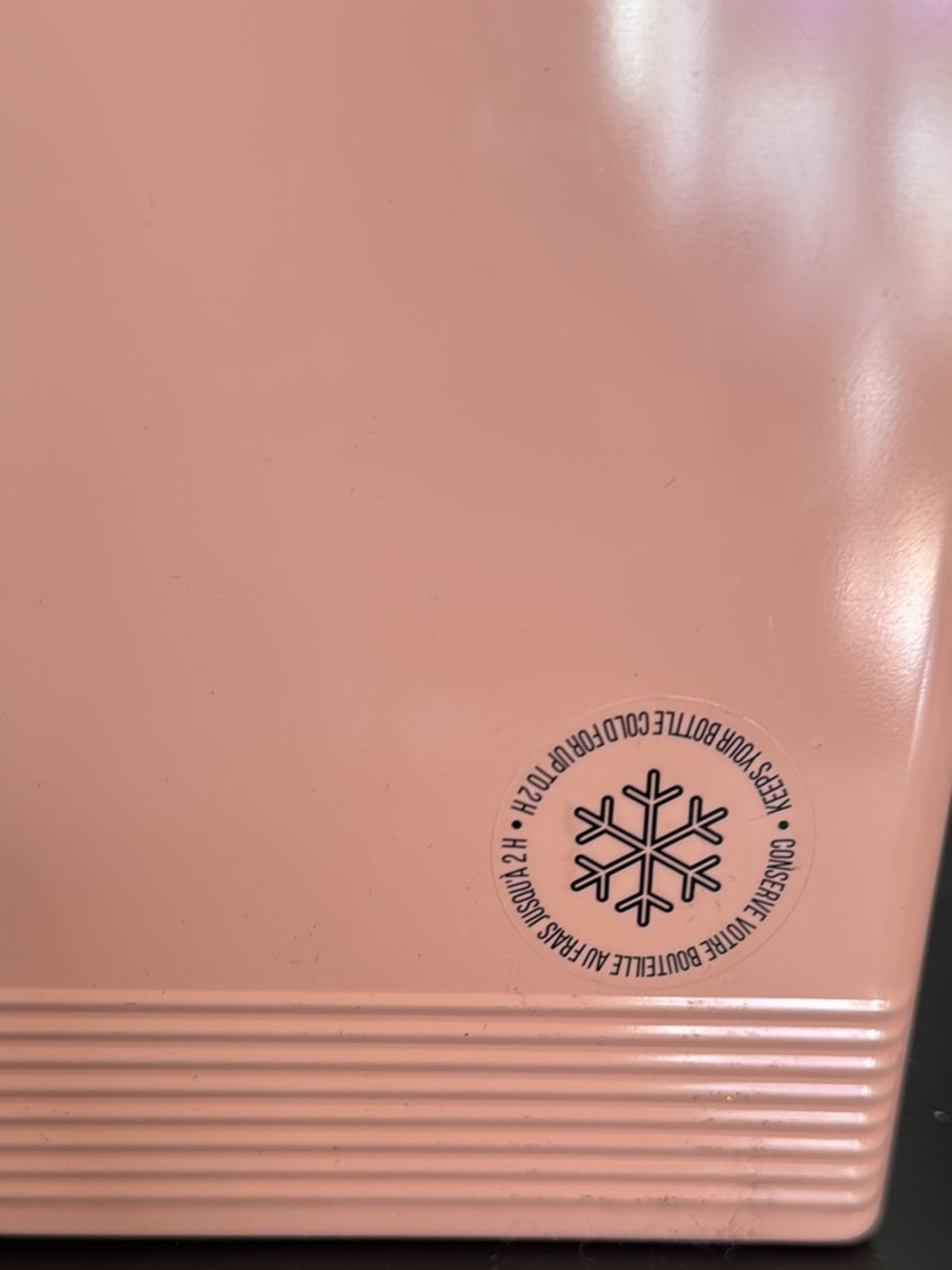 RARE Pink Veuve Clicquot Smeg Fridge Cooler - Picture 5 of 8